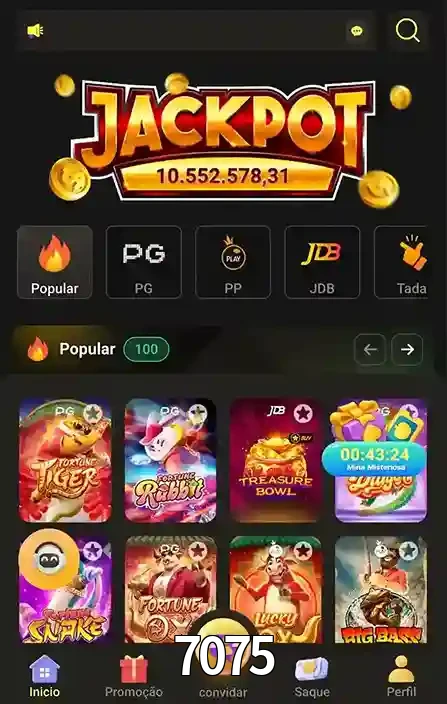 Promoções Especiais no 7075 App